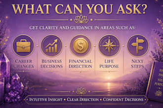 provide an intuitive career and finance reading for clarity and direction