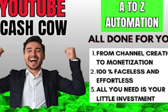 create a to z youtube automation cash cow channel cash cow video