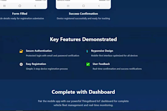 provide asset gps location real time tracking app with thingsboard integration