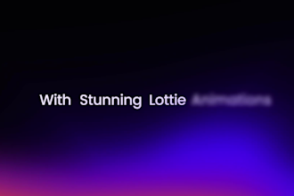 create custom lottie json animations for your website or app