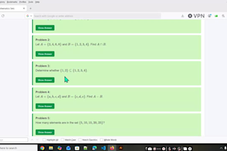 create a  mathematics themed webpage
