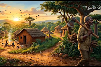 create captivating ai african folktale animation