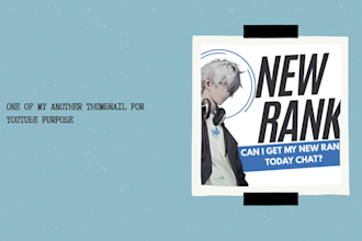 design stunning thumbnails and social media graphics