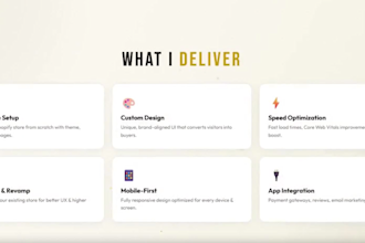 build a shopify store that converts visitors into sales