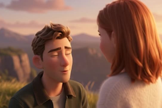 create ai animated stories, pixar ai animation, ai pixar style proposal video