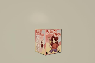 turn anyone into a blind box figure 3d model