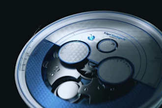 create realistic 3d watch animation and  watch product video
