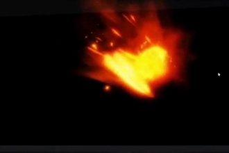 do realistic fire effect, cinamatic vfx, rain horror explosion visual effect
