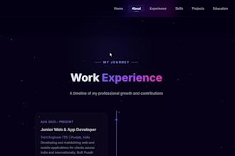 responsive website with HTML CSS javascript