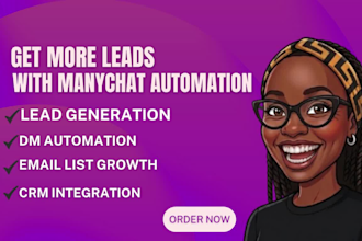 setup manychat automation, manychat chatbot for instagram, facebook whatsapp