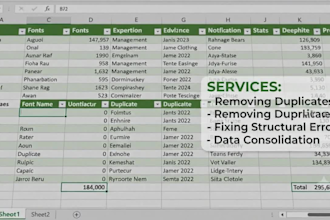clean format merge split excel data