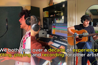 be your male vocalist, topliner, and songwriter