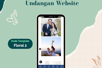 create a premium digital wedding invitation website