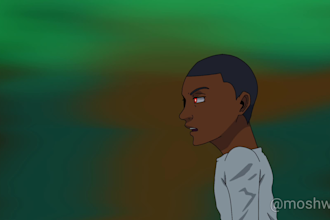 create a custom anime style character animation