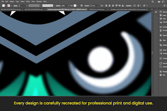 manually trace and recreate your logo in vector format