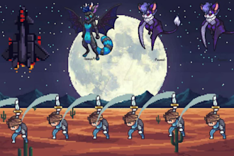 do professional pixel art animation sprite sheet 8 bit art nsfw pixel character