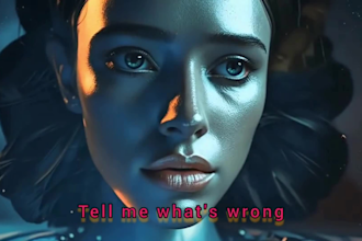 create an ai music video, animated cartoon music video for your song