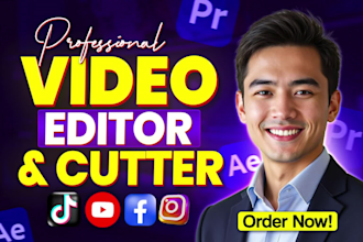 be your video editor and cutter for youtube, instagram and tiktok cutter