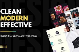 design a modern business cards