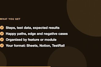 write test cases and a qa test plan your team can run in 48 hours