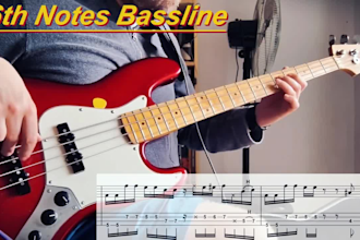 teach you how to play the electric bass guitar