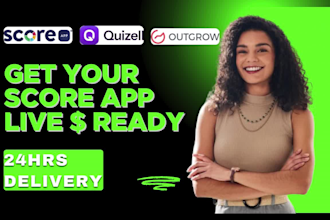 build live score app quiz funnel scorecard for lead generation  setup automation