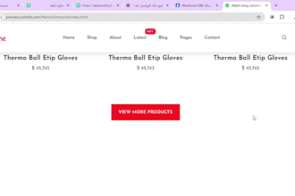 interactive landing page with dynamic features