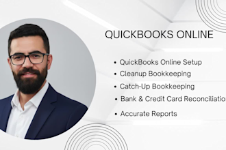 set up, clean up and catch up quickbooks online