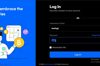 design and develop a professional crypto dashboard web app