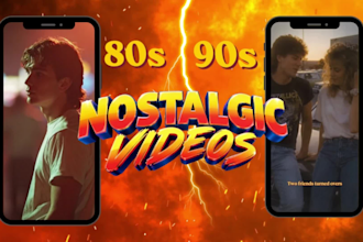 create viral nostalgic 80s 90s 2000s ai videos