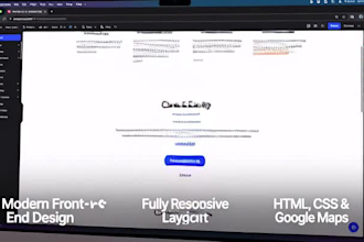 create professional responsive front end website