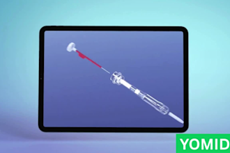 create 3d medical device animation, 3d surgical procedure and product animation