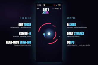 build and publish your one touch arcade game to the app store
