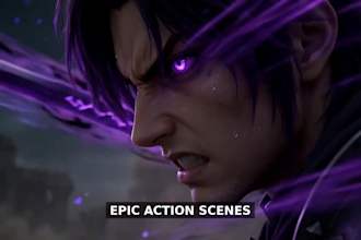 create a cinematic ai character video ad or promo in 1 hour