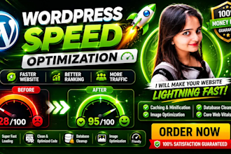 speed up wordpress website and fix woocommerce slow speed