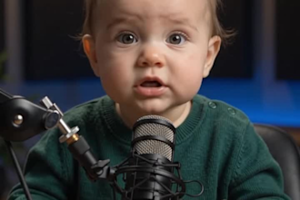 viral ai baby talking podcast videos create baby podcast for tiktok