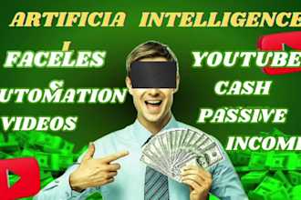 setup automated youtube channel faceless cash cow videos for passive income