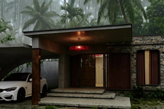 create 3d rendering , exterior , interiors , residence , villas , commercials