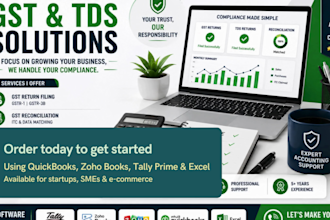 do gst filing, gst reconciliation, and tds returns