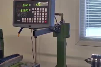 machine parts with metal lathe