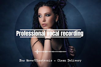 record professional female vocals for your song