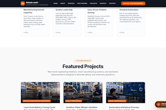 build a professional business website with lead generation