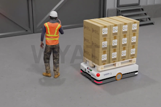 create 3d industrial robotic animation, mechanical robotic pick, cad rendering