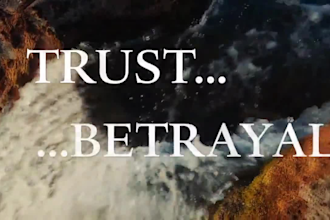 create engaging cenematic book trailer for book promotion or thriller novels