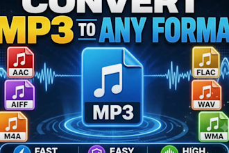 convert or format your audio to any format