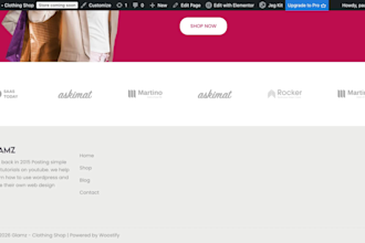 design a modern responsive wordpress blog website using elementor