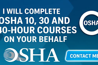 osha 10, 30 and 40 hour courses