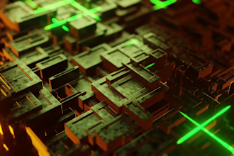 4k fractal abstract animation 3d glitchy animation loop animation 3d geometric