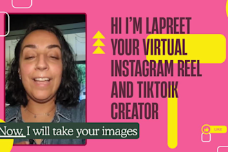 create instagram reels and tiktoks with your content