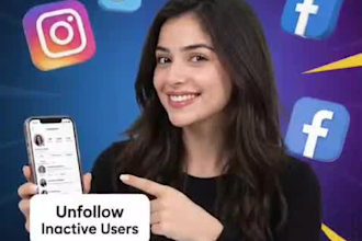 do social media management, unfollow instagram, twitter followings, delete posts